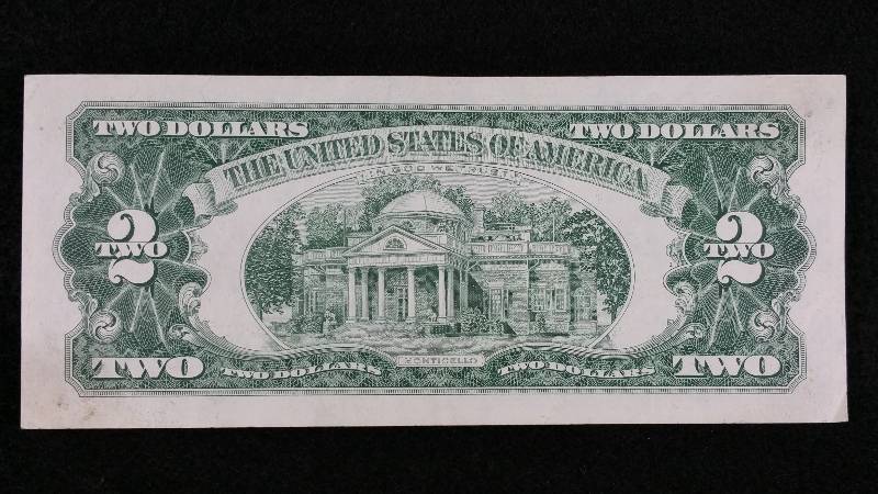 lot 36 image: 1963 $2 Red Seal Note