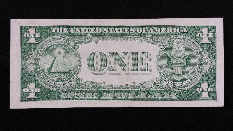 lot 40 image: 1935E $1 Blue Seal Silver Certificate