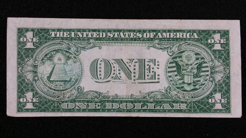 lot 41 image: 1935C $1 Blue Seal Silver Certificate