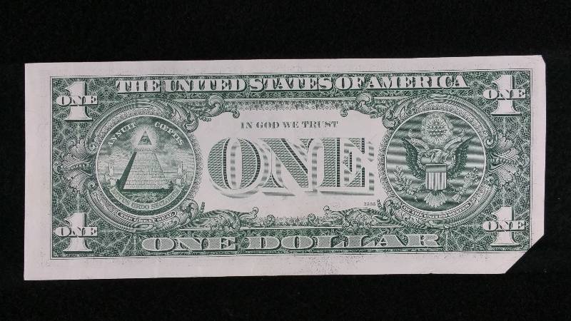lot 47 image: 1981 $1 Error Note
