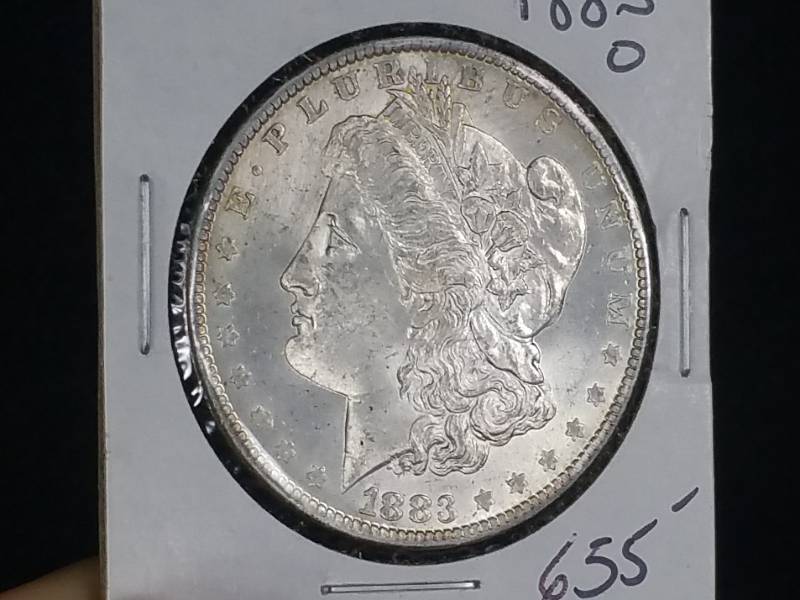 lot 56 image: 1883 O Morgan Silver Dollar - High Grade, Toned