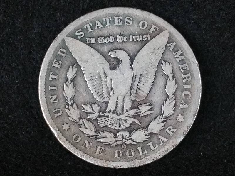 lot 61 image: 1900 O Morgan Silver Dollar