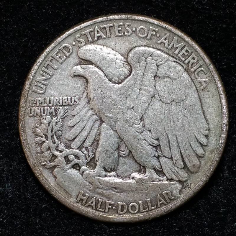 lot 71 image: 1943 P Walking Liberty Silver Half Dollar