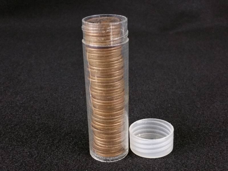 lot 107 image: (53) Lincoln Wheat Cents  Pennies