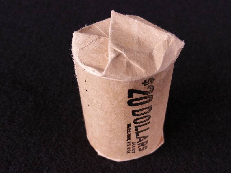 lot 111 image: $20 Eisenhower Dollars in Original Bank Roll