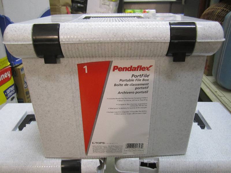 Lot of 3 Portable File Boxes 1 has ...