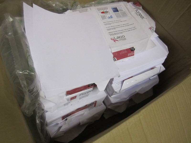 Box with 10 Reams 8.5 x 11 Printe...