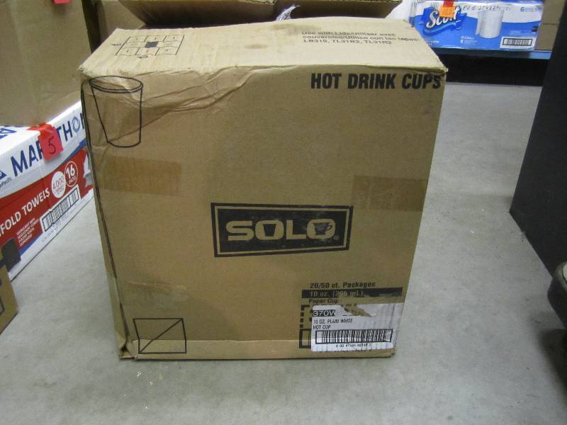 Case of 1000 Solo 10 oz Paper Cups ...