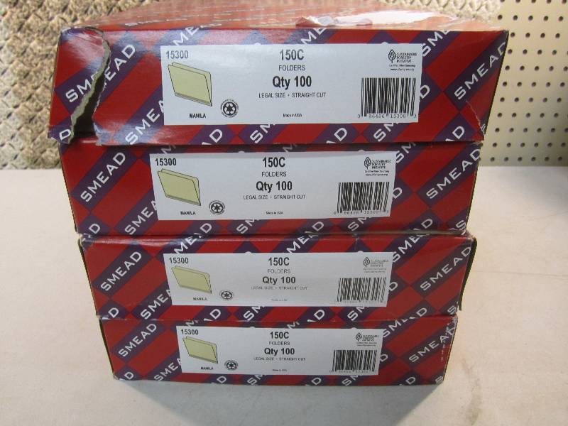 Lot of 400 - 150C Folders Legal Siz...