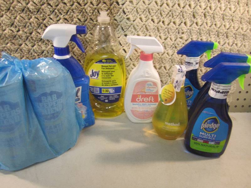 Mixed Lot of Misc Cleaners See Phot...