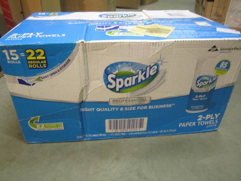 Case of 15 Rolls 2-Ply Paper Towels...