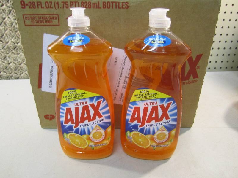 Case of 9 Ajax Dishwashing Liquid 2...