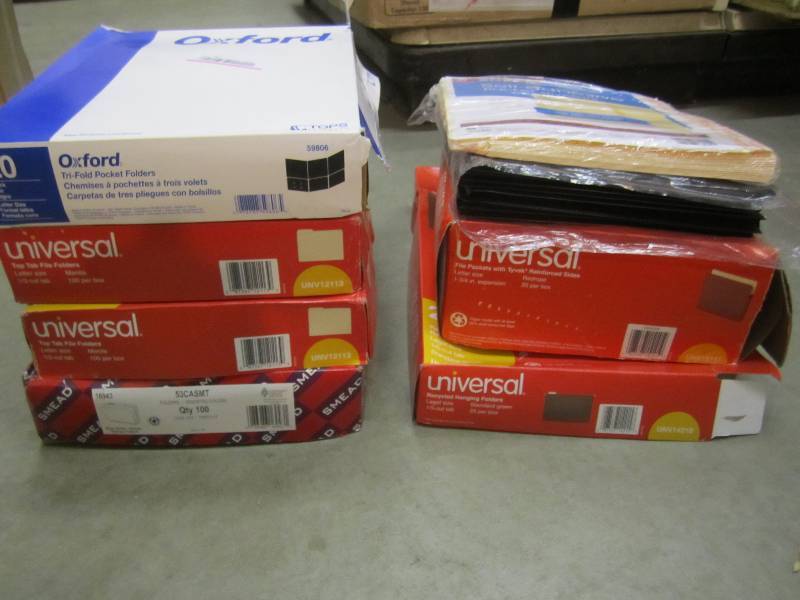 Mixed Office Lot File Folders, Hang...