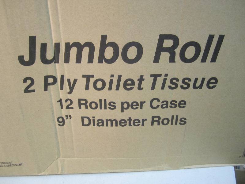 Case of 12 Jumbo Roll 2 Ply Toilet ...