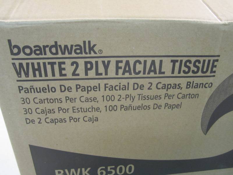 Case of 30 Boxes White 2 Ply Facial...