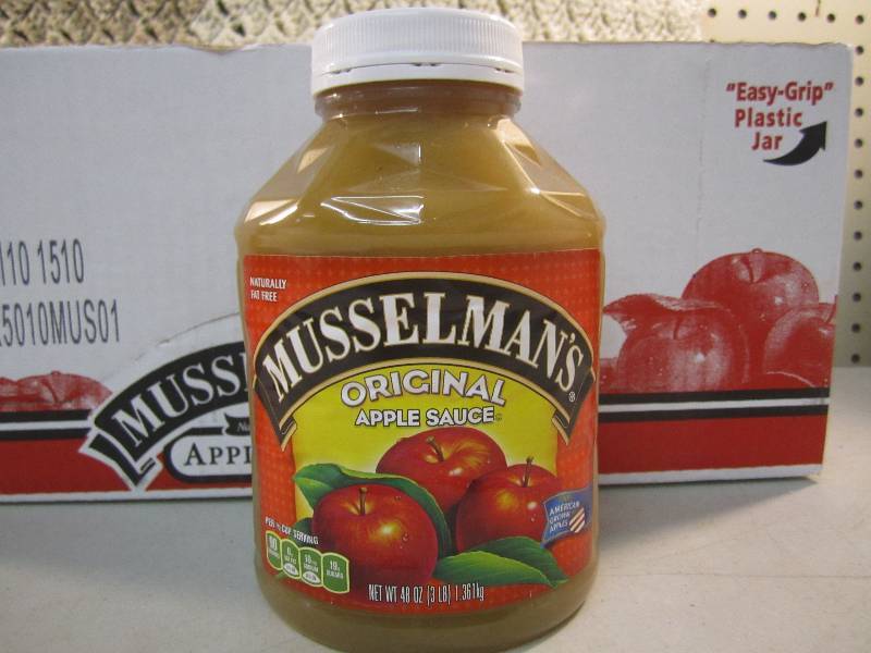 Case of 8 Jars of Apple Sauce 48 oz...