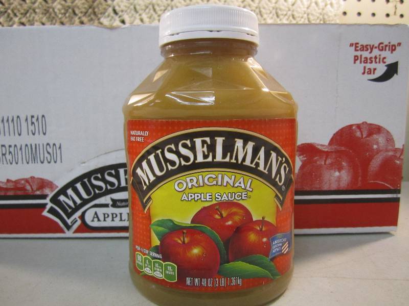 Case of 8 Jars of Apple Sauce 48 oz...