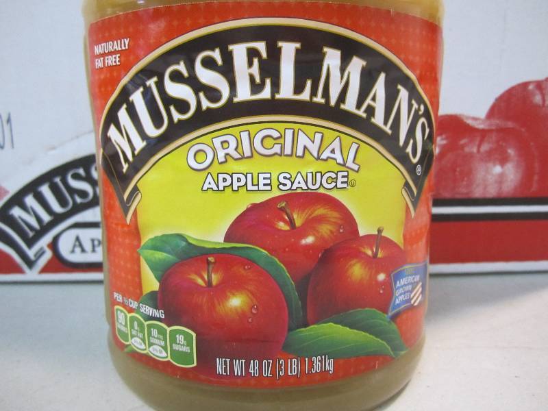 Case of 8 Jars of Apple Sauce 48 oz...