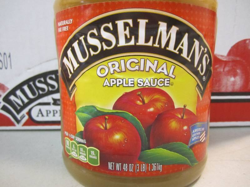 Case of 8 Jars of Apple Sauce 48 oz...