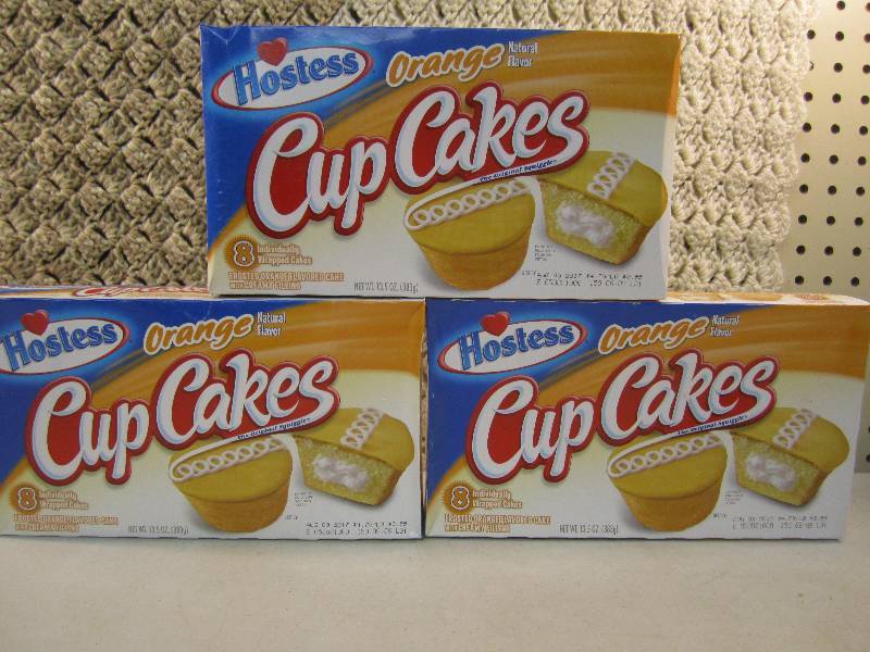 Lot of 3 Boxes Hostess Orange Cup C...