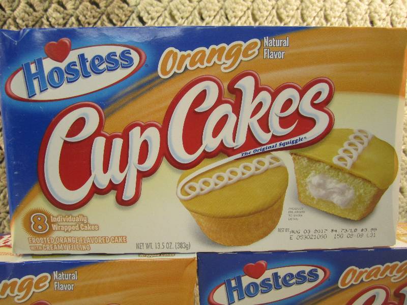 Lot of 3 Boxes Hostess Orange Cup C...