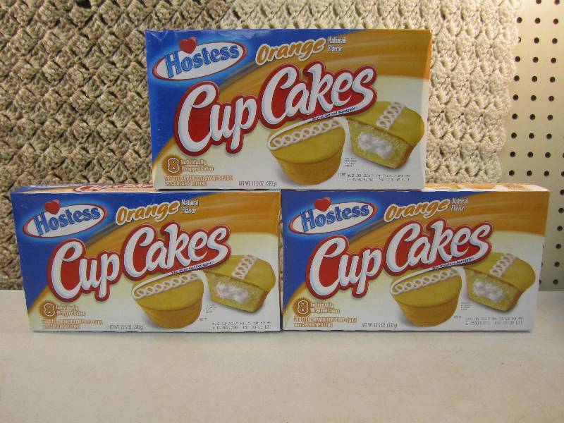 Lot of 3 Boxes Hostess Orange Cup C...