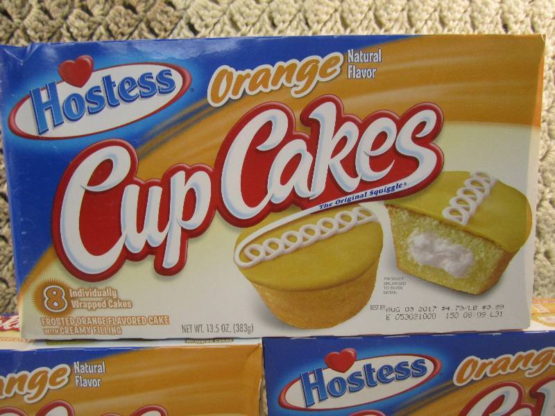 Lot of 3 Boxes Hostess Orange Cup C...