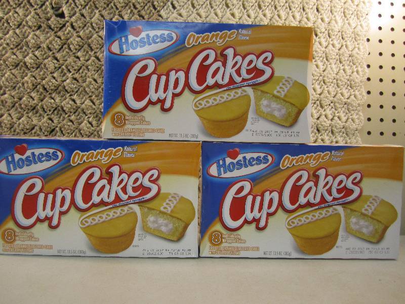 Lot of 3 Boxes Hostess Orange Cup C...