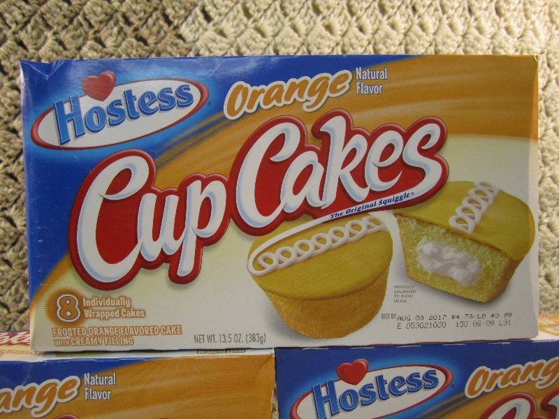 Lot of 3 Boxes Hostess Orange Cup C...