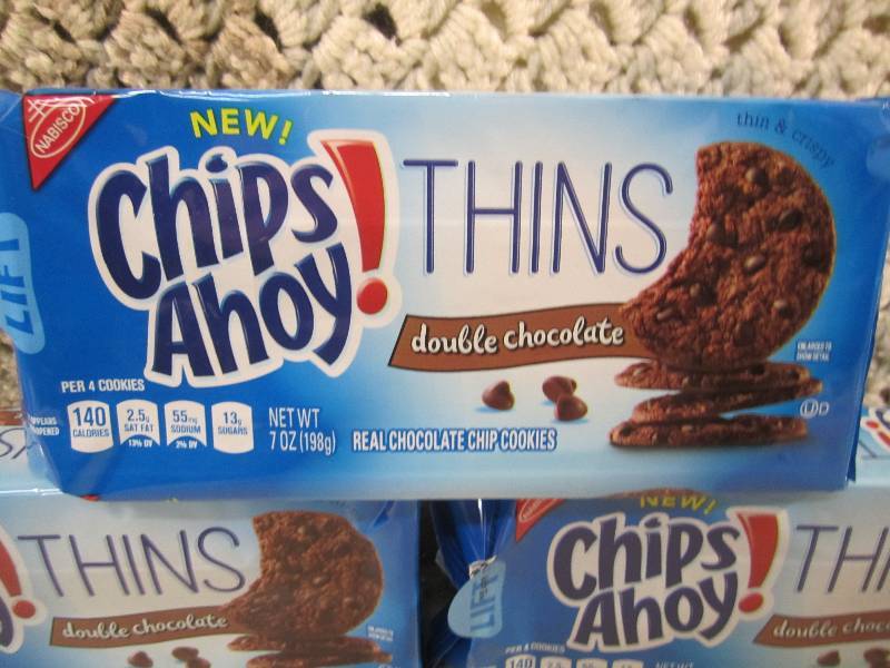 Lot of 3 Packs Chips Ahoy Thins Dou...