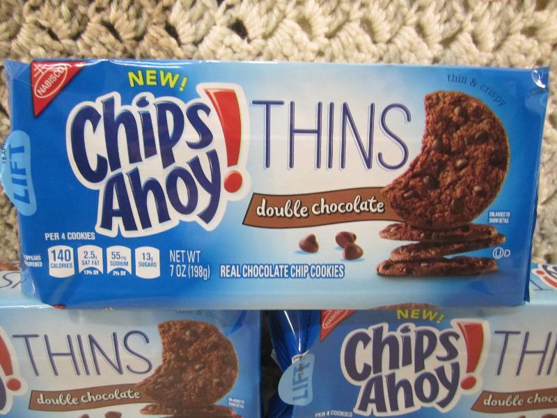 Lot of 3 Packs Chips Ahoy Thins Dou...