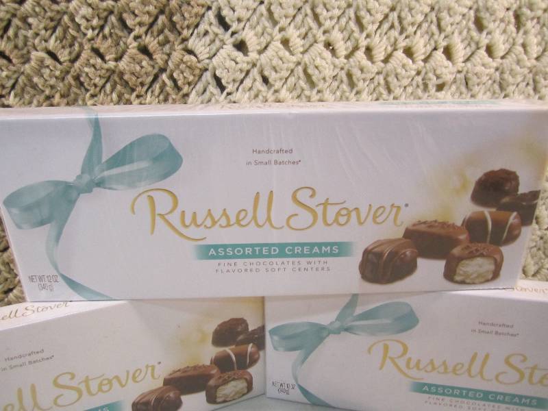 Lot of 3 Boxes Russell Stover Choco...
