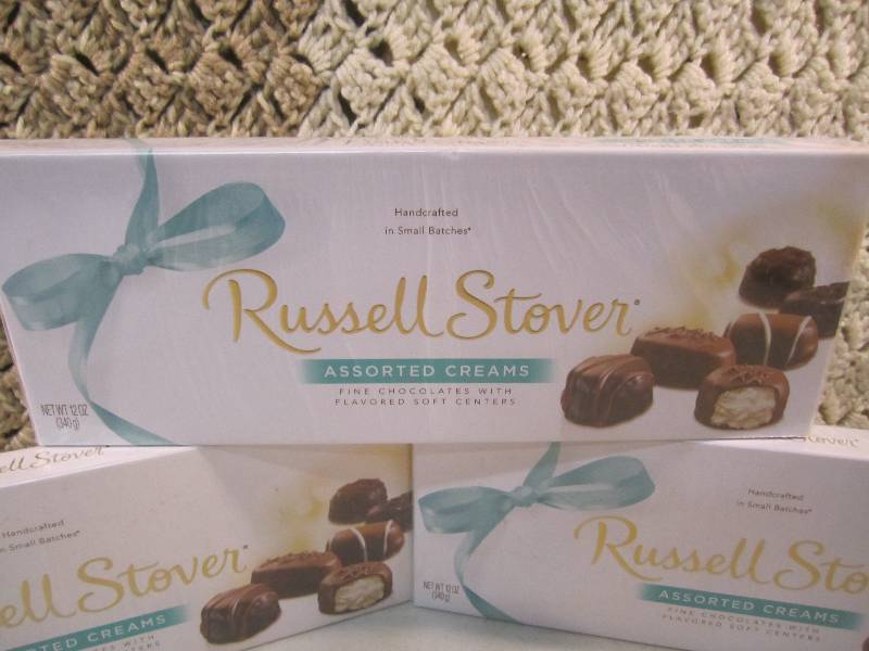 Lot of 3 Boxes Russell Stover Choco...