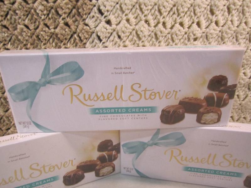 Lot of 3 Boxes Russell Stover Choco...