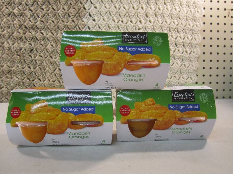3 Packs of Mandarin Oranges Cups 4 ...