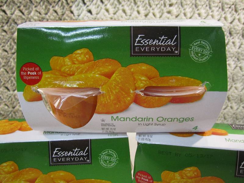 3 Packs of Mandarin Oranges Cups 4 ...