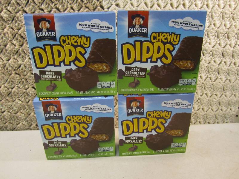 4 Boxes Chewy Dipps Dark Chocolate ...