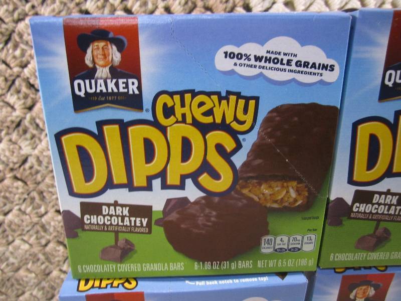 4 Boxes Chewy Dipps Dark Chocolate ...