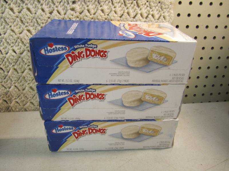 Lot of 3 Boxes Hostess White Fudge ...