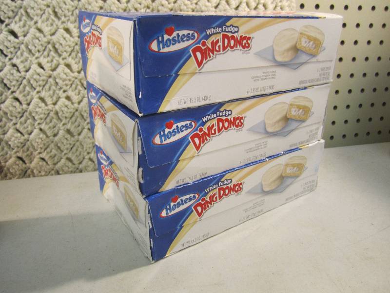 Lot of 3 Boxes Hostess White Fudge ...