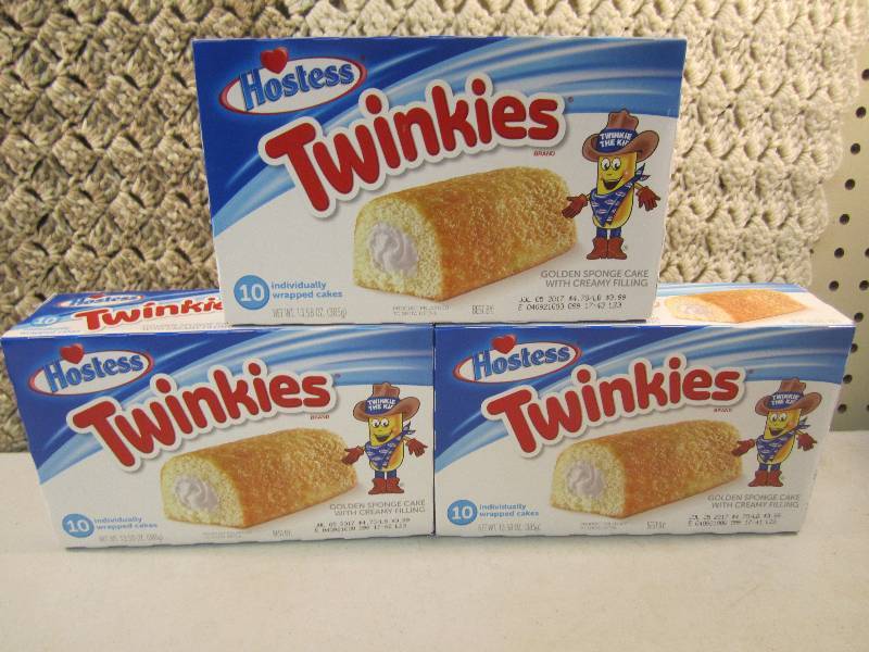 Lot of 3 Boxes Hostess Twinkies Bes...