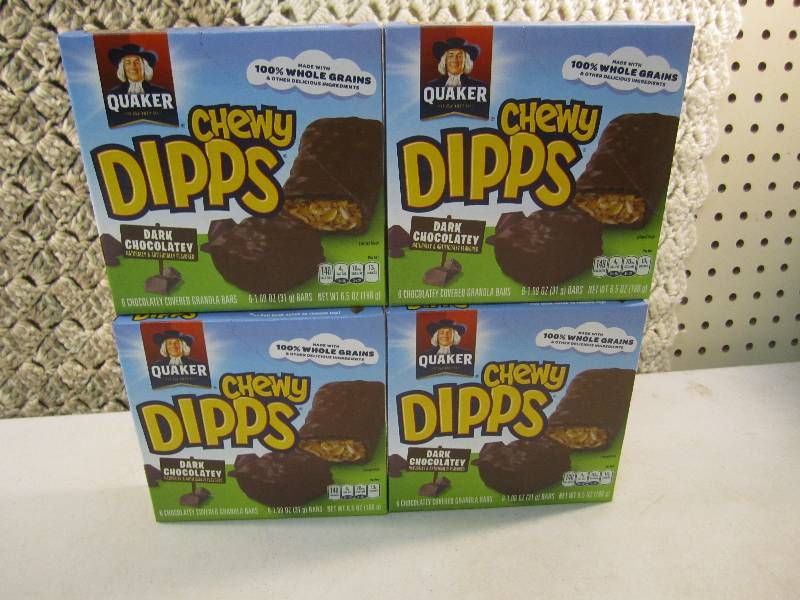4 Boxes Chewy Dipps Dark Chocolate ...