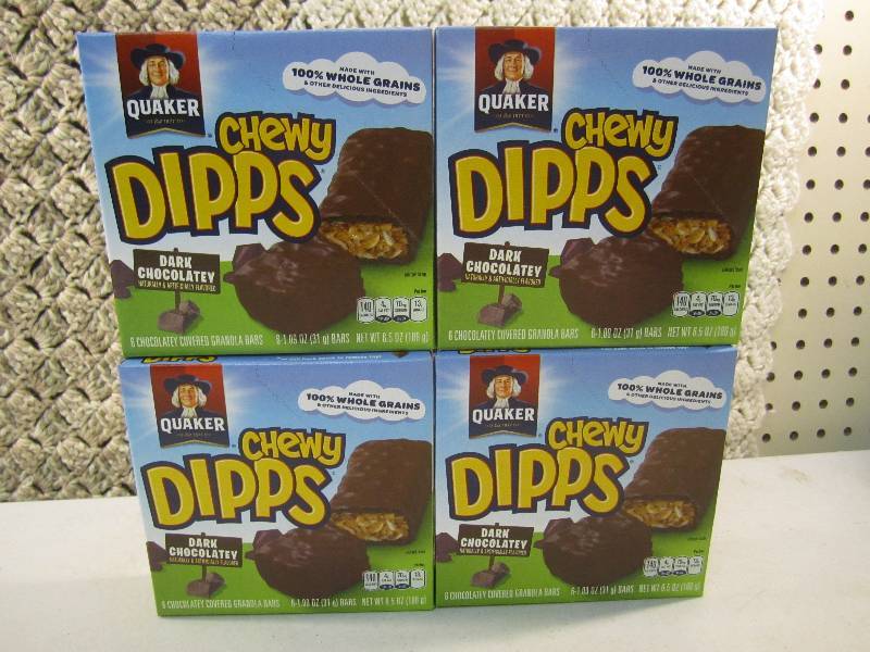 4 Boxes Chewy Dipps Dark Chocolate ...