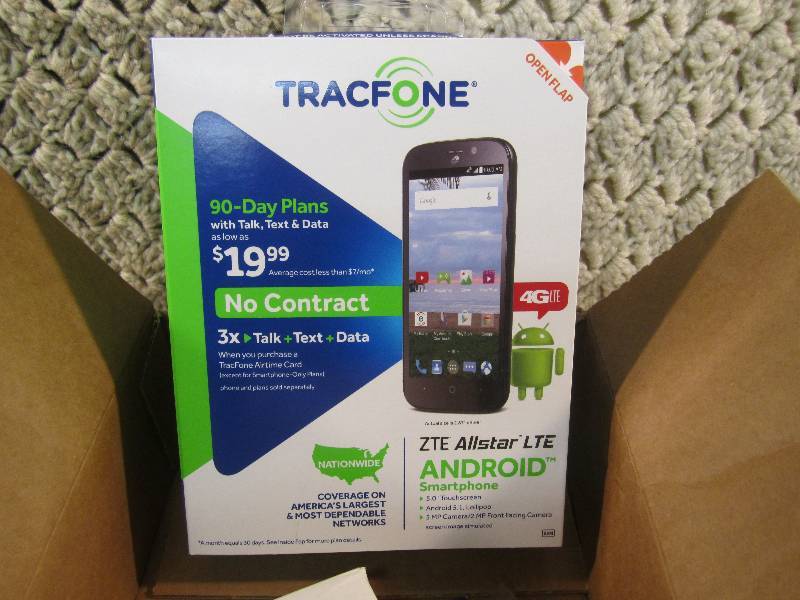 Tracfone ZTE Allstar 5 4G LTE Andr...