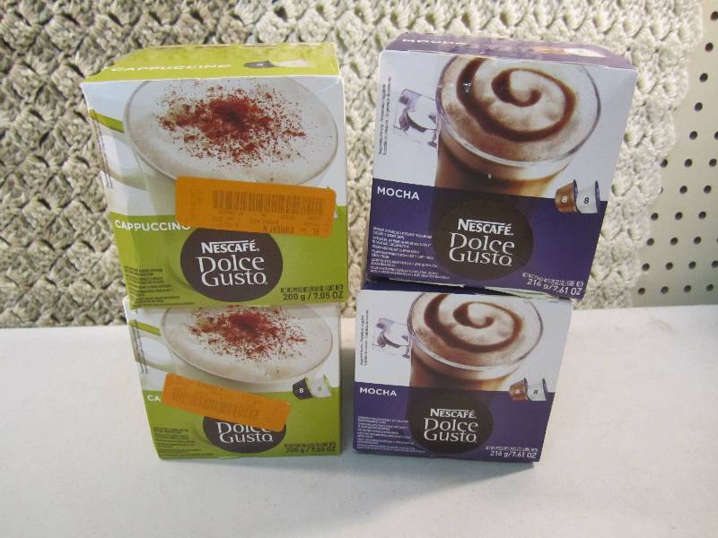 Lot of 4 Boxes - 2 Cappuccino and 2...