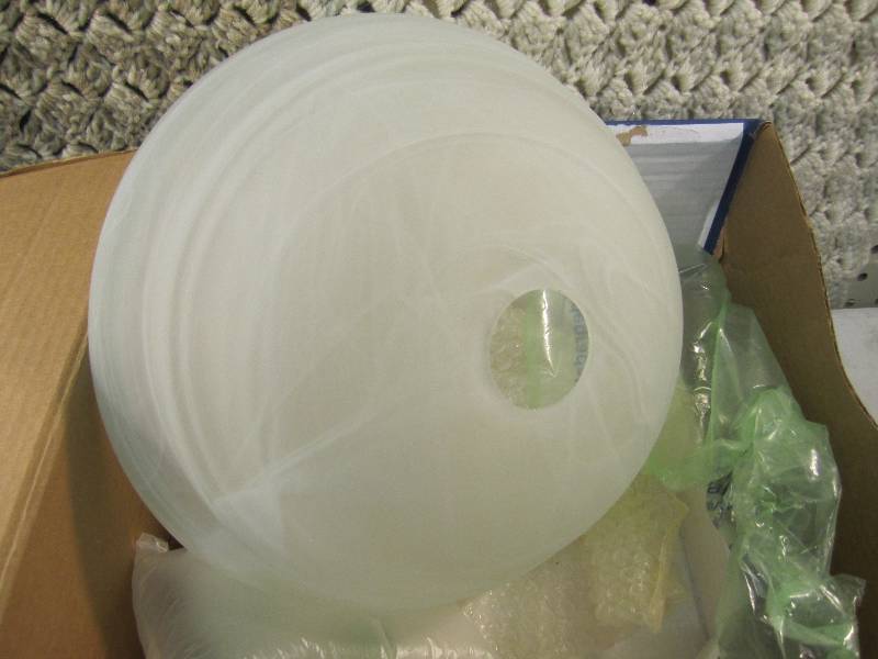 Ceiling Light Fixture with parts. 1...