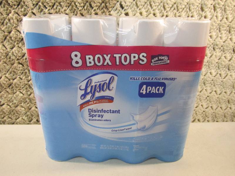 4 Pack of Lysol Disinfecting Spray ...