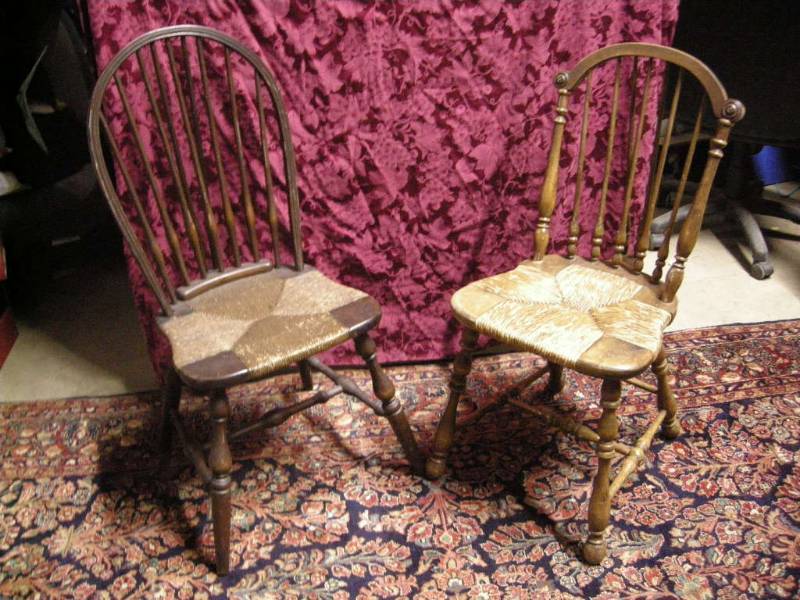 lot 12 image: Vintage Sikes and Other Windsor Chairs