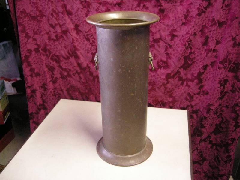 lot 37 image: BrassCopper Umbrella Stand