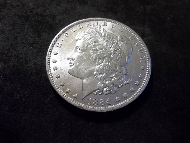 1884 O Morgan Silver Dollar